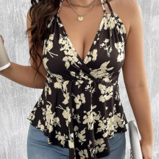 Blusa Dama Estampada Flores