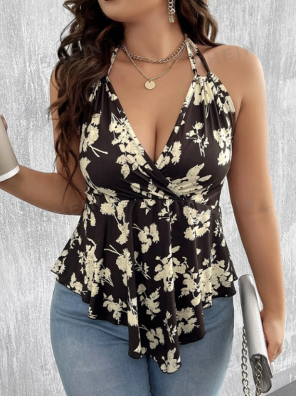 Blusa Dama Estampada Flores