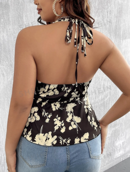 Blusa Dama Estampada Flores